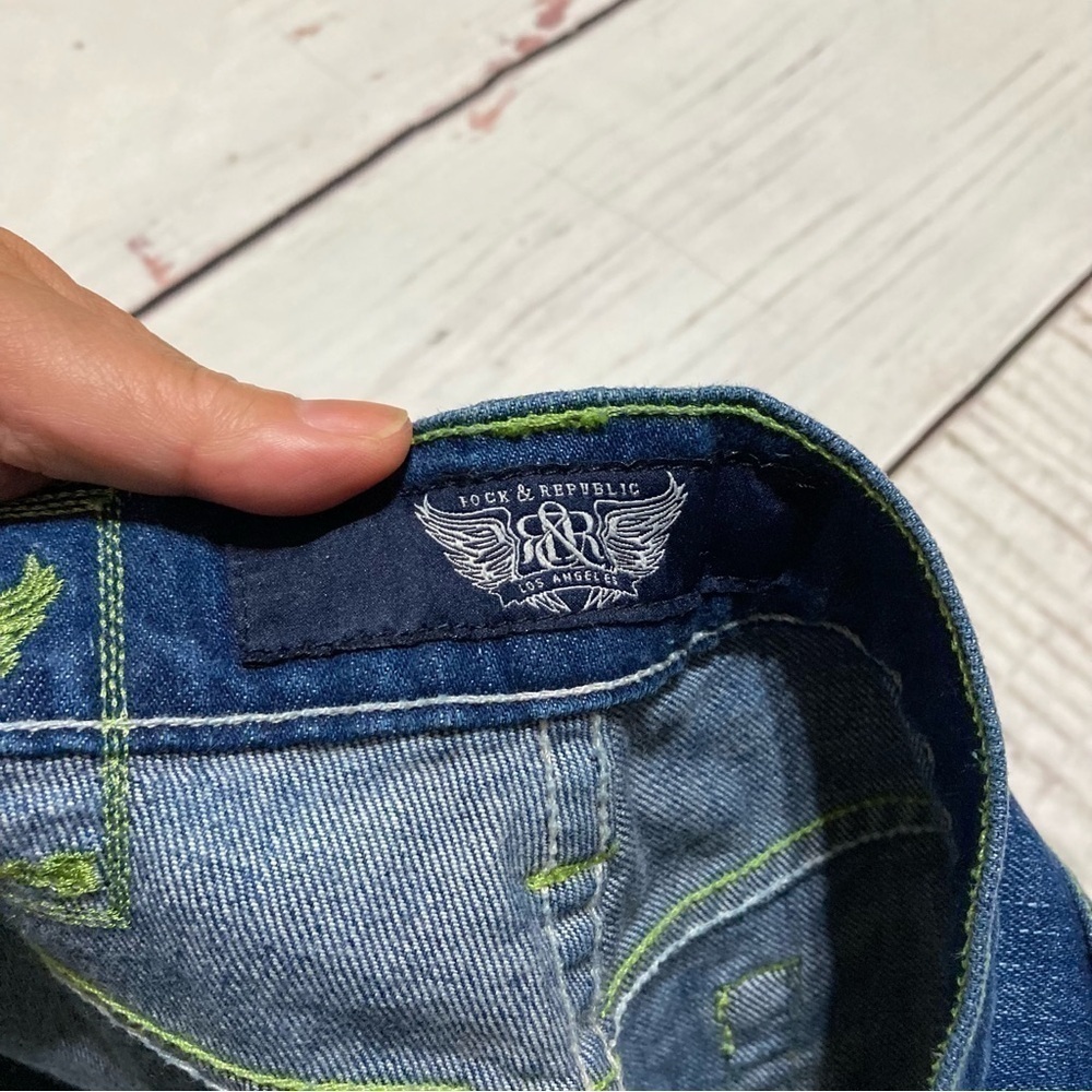 Rock & Republic Boot Cut Jeans Size 38 EUC Y2K Vintage - Picture 9 of 16